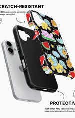 iPhone 16 Tough Case – Cute Stickers - View 2