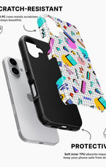 iPhone 16 Tough Case – 80s Memphis - View 2