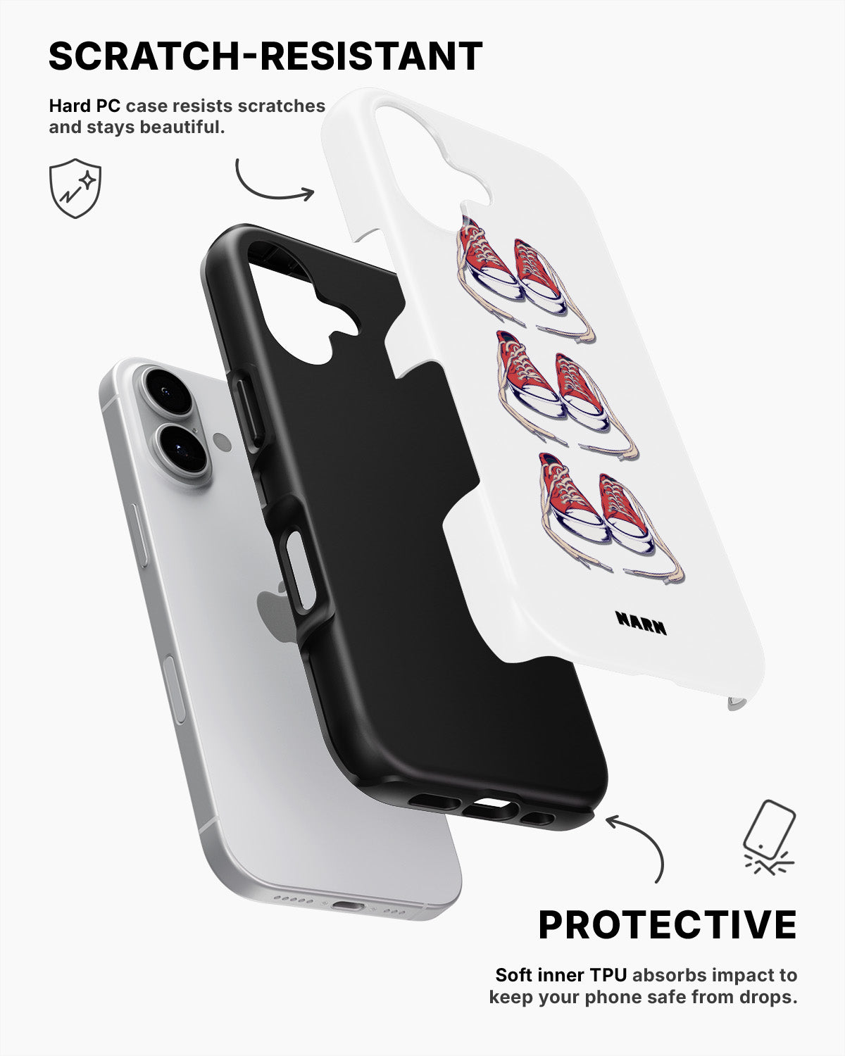 iPhone 16 Tough Case – Shoes - View 2