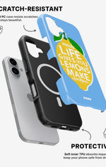 iPhone 16 Tough Case – Lemon Quote - View 2