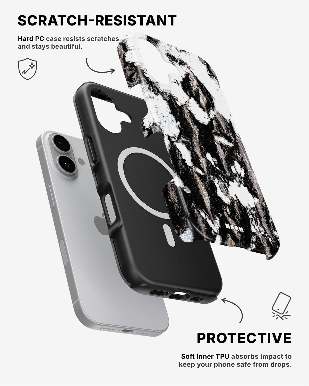 iPhone 16 Tough Case – Birch - View 2