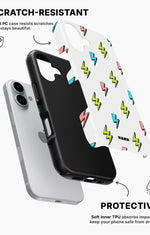 iPhone 16 Tough Case – Lightning Bolts - View 2