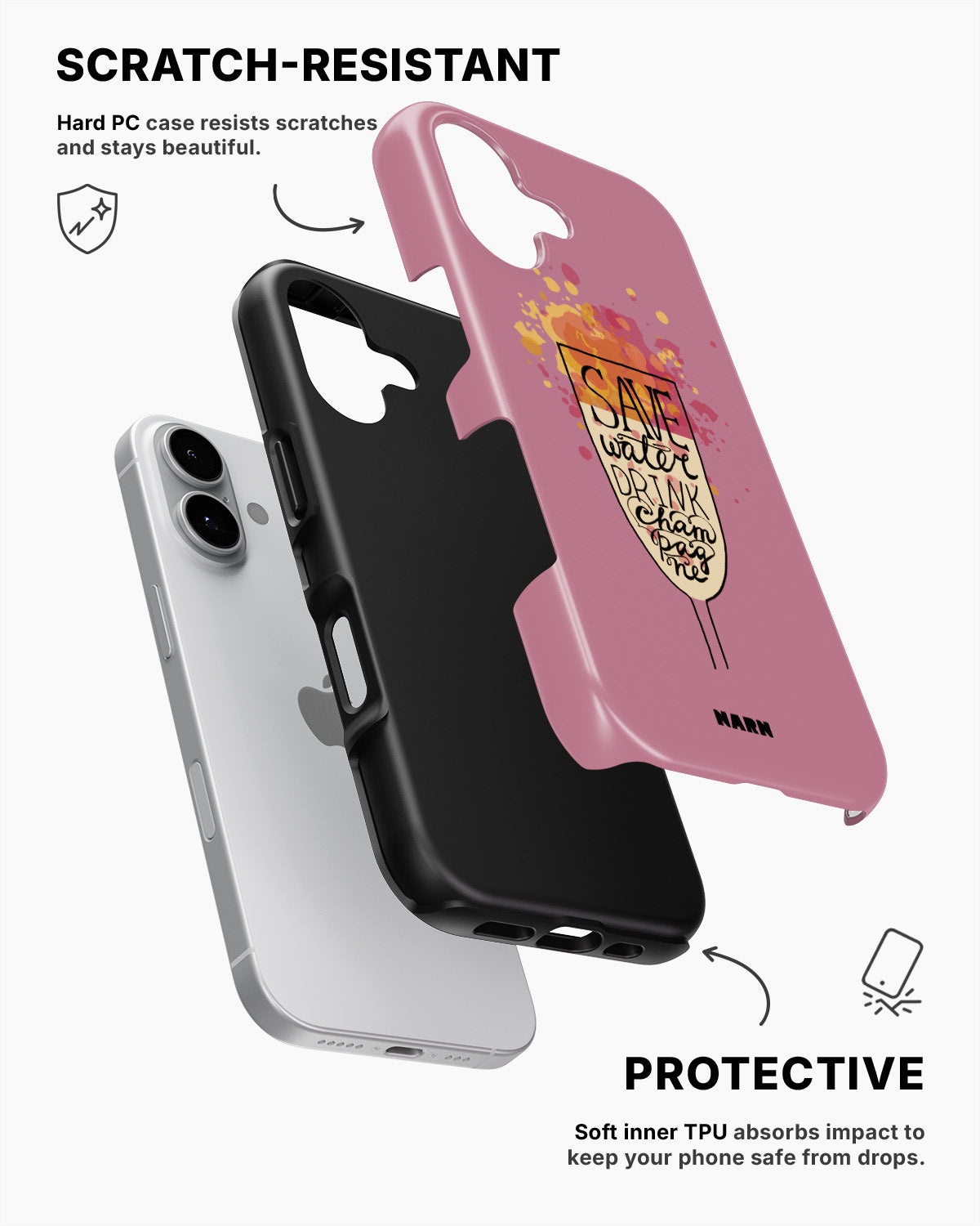 iPhone 16 Tough Case – Champagne - View 2