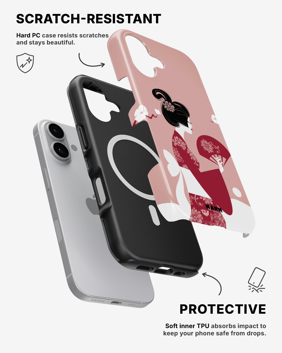iPhone 16 Tough Case – Geisha - View 2