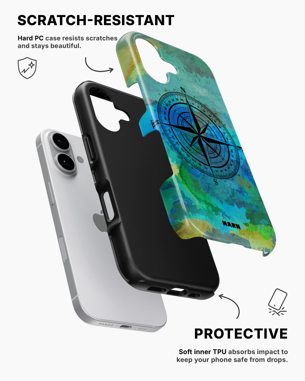 iPhone 16 Tough Case – Compass - View 2