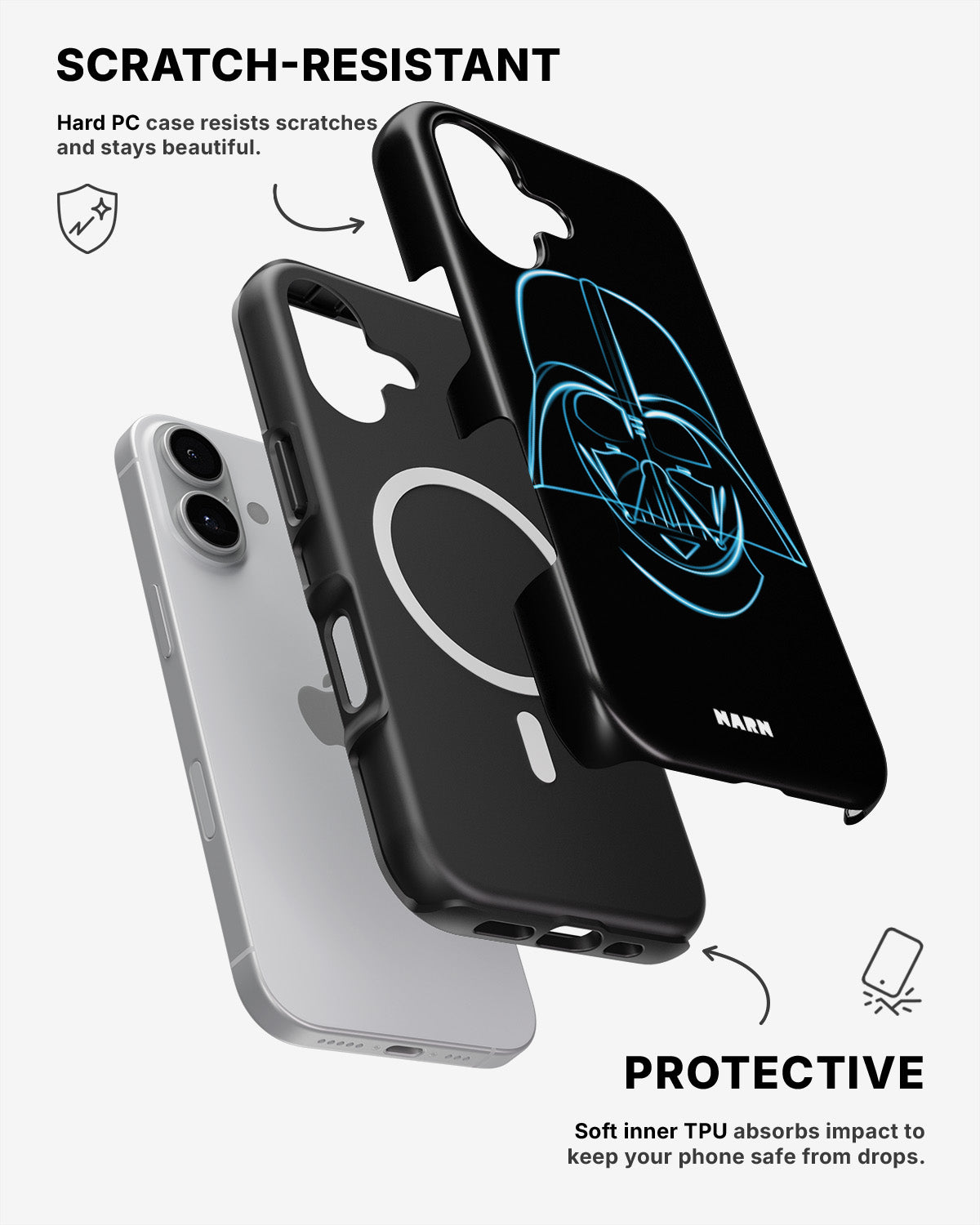 iPhone 16 Tough Case – Darth Vader - View 2