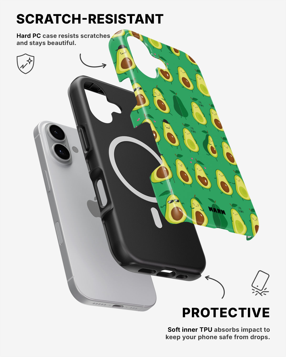 iPhone 16 Tough Case – Avocado Mood - View 2