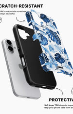 iPhone 16 Tough Case – Blue Tropics - View 2