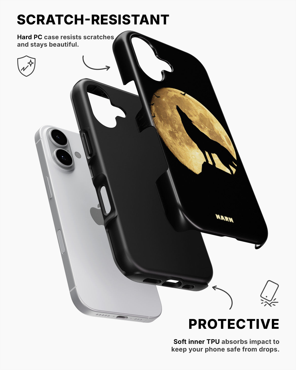 iPhone 16 Tough Case – Wolf - View 2
