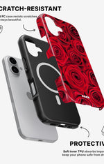 iPhone 16 Tough Case – Red Roses - View 2