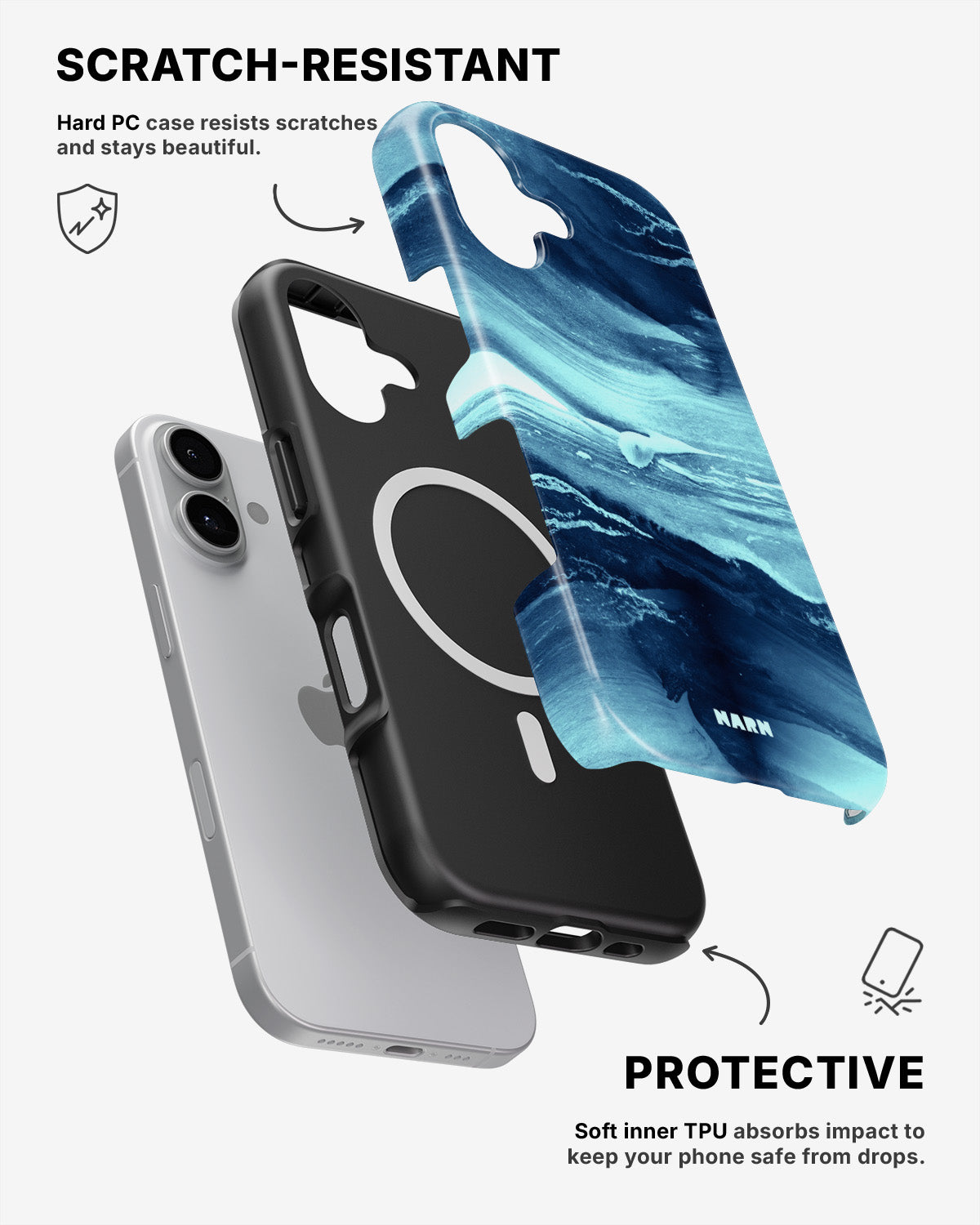 iPhone 16 Tough Case – Ocean Dream - View 2