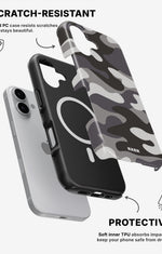 iPhone 16 Tough Case – Grey Camo - View 2