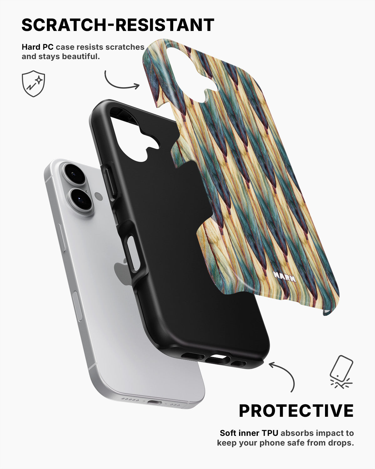 iPhone 16 Tough Case – Happy Place - View 2