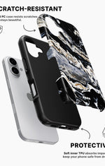 iPhone 16 Tough Case – Dark Swirl - View 2