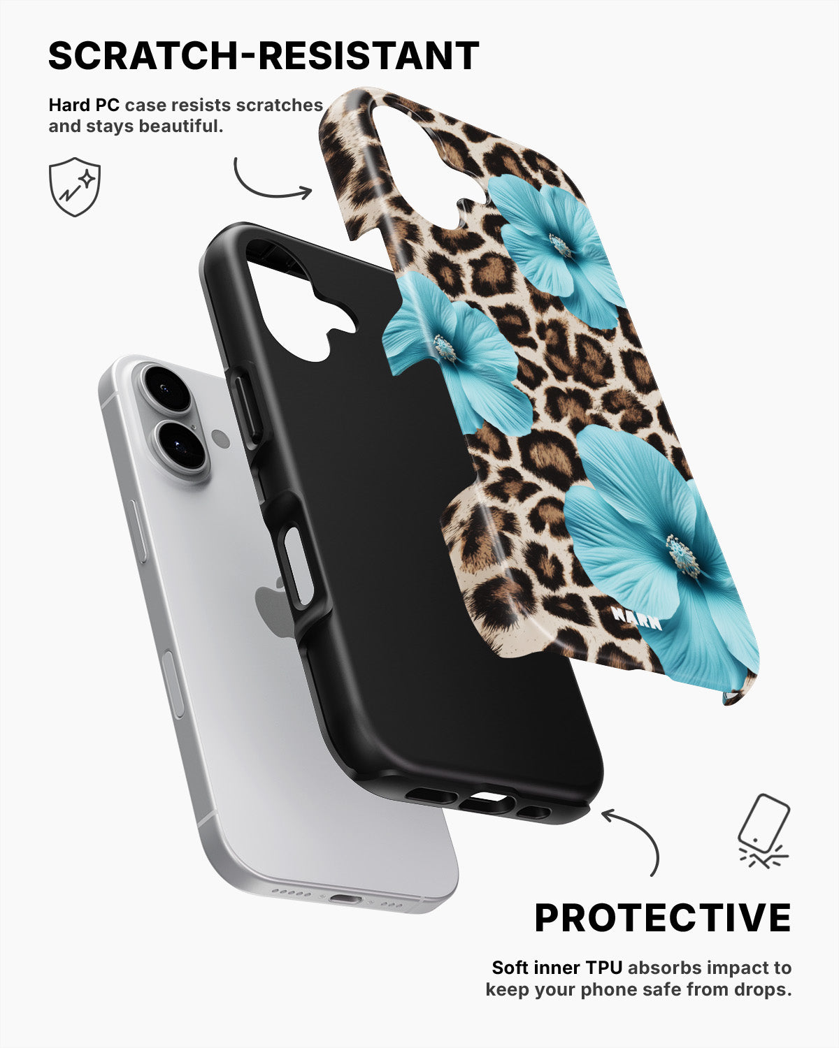 iPhone 16 Tough Case – Blooming Jungle - View 2