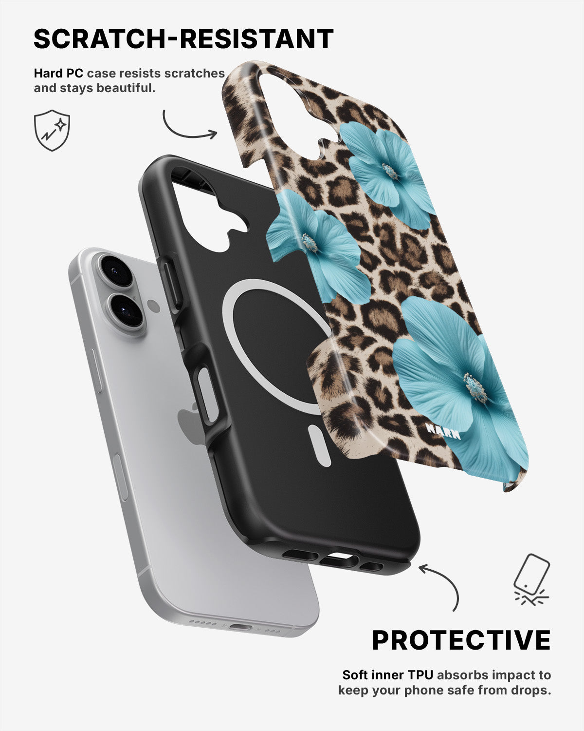 iPhone 16 Tough Case – Blooming Jungle - View 2
