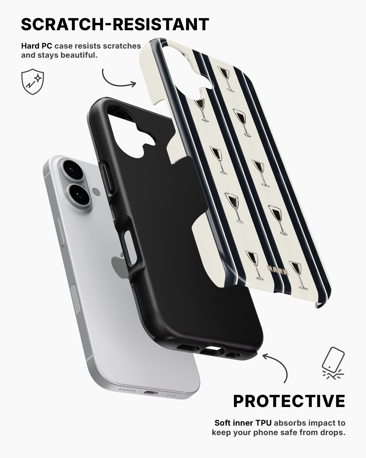 iPhone 16 Tough Case – Sail & Sip - View 2