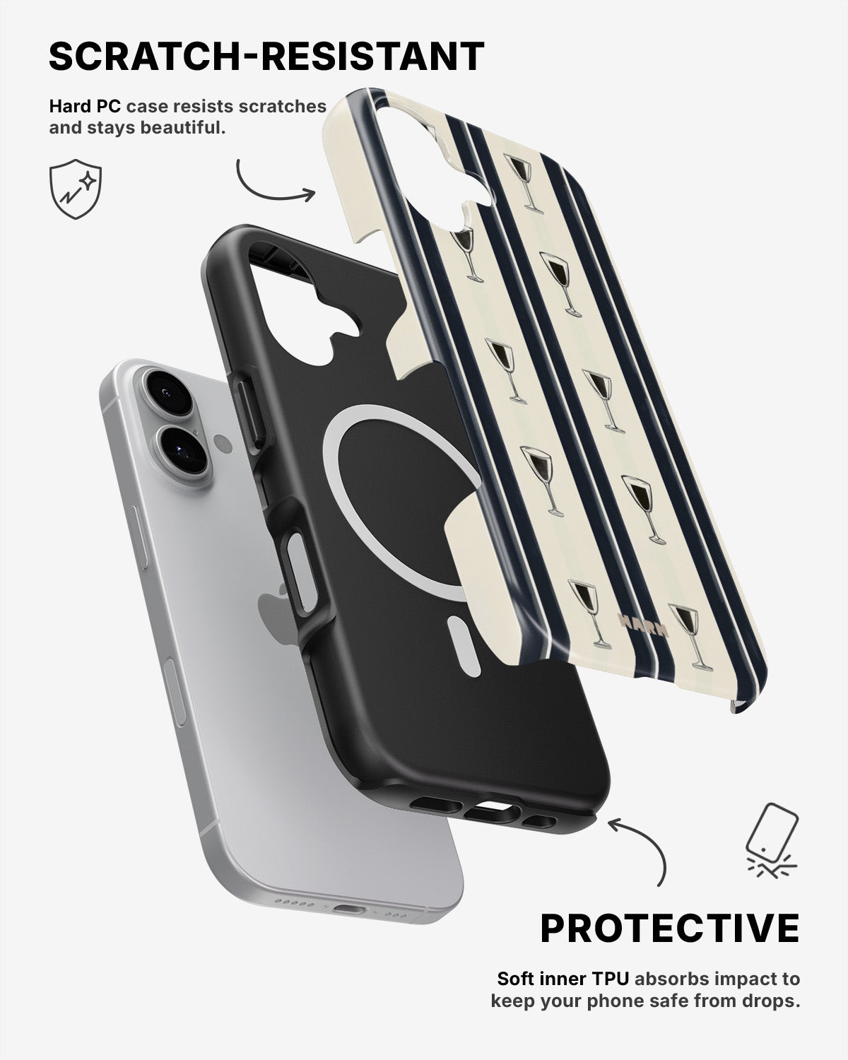 iPhone 16 Tough Case – Sail & Sip - View 2
