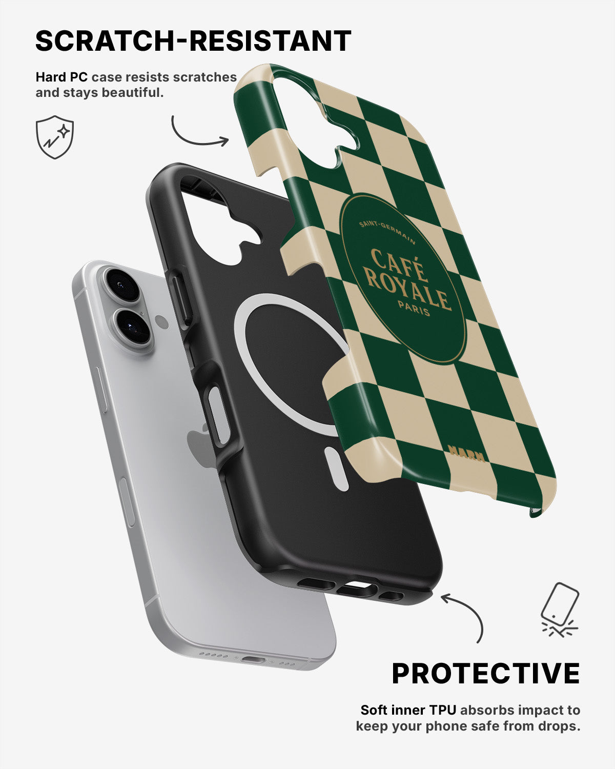 iPhone 16 Tough Case – Cafe Royale - View 2
