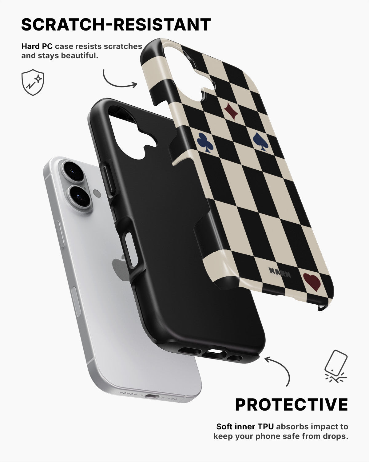 iPhone 16 Tough Case – Atout Royale - View 2
