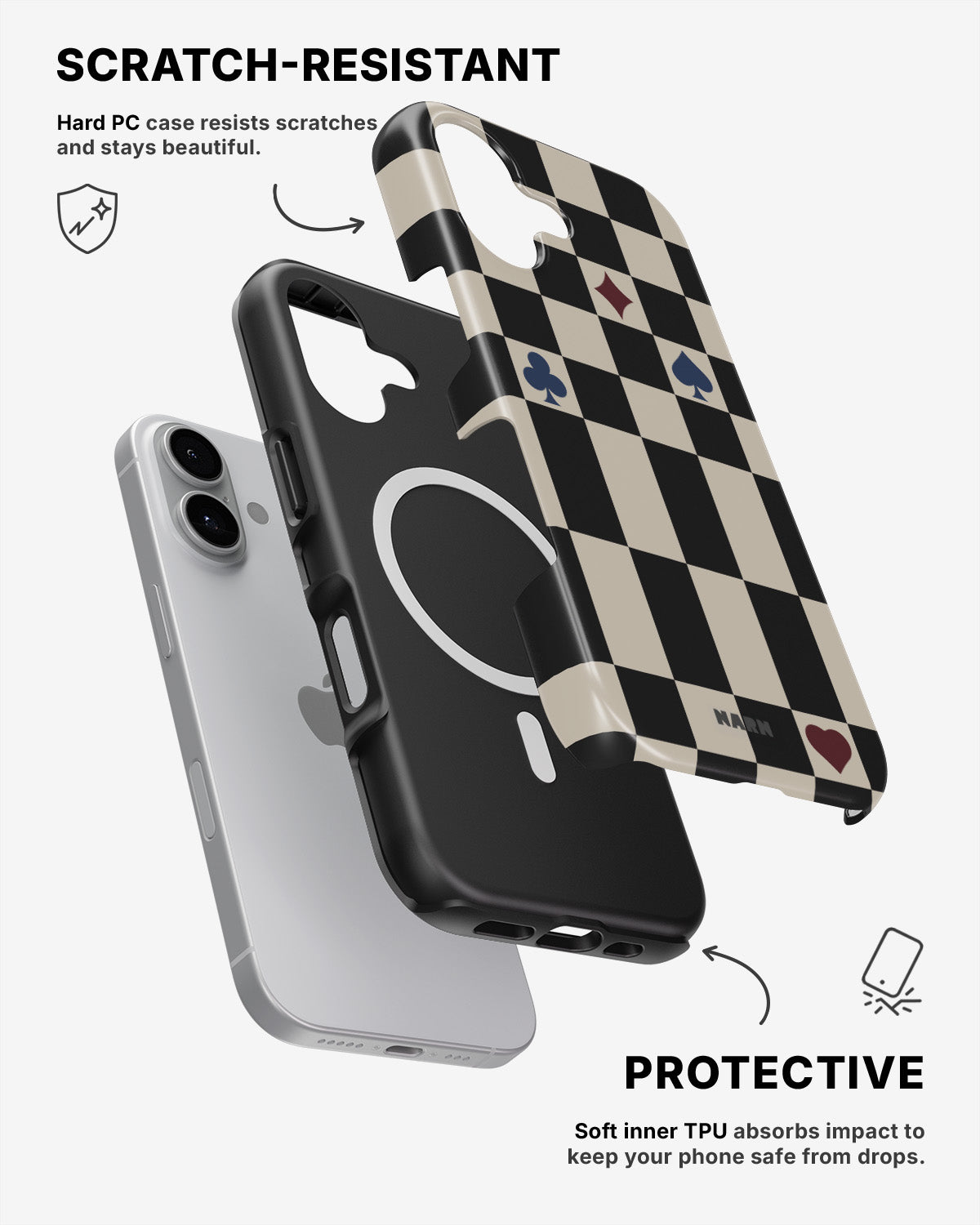 iPhone 16 Tough Case – Atout Royale - View 2