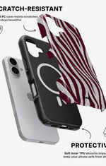 iPhone 16 Tough Case – Velvet Zebra - View 2