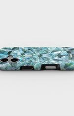 iPhone 16 Tough Case – Green Crystals - View 3