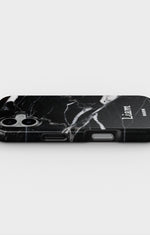 iPhone 16 Tough Case – Custom - Black Marble - View 3