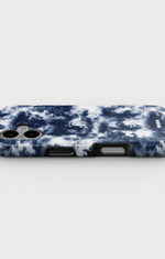 iPhone 16 Tough Case – Tie Dye Blue - View 3
