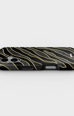 iPhone 16 Tough Case – Golden Zebra - View 3