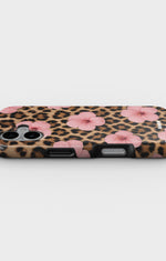 iPhone 16 Tough Case – Leopard Flower - View 3