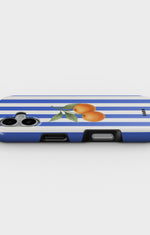 iPhone 16 Tough Case – Orange Stripes - View 3