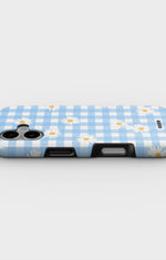 iPhone 16 Tough Case – Blue Daisies - View 3