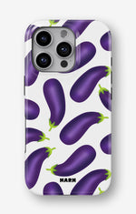 iPhone 16 Pro Tough Case – Eggplant Pattern - View 1