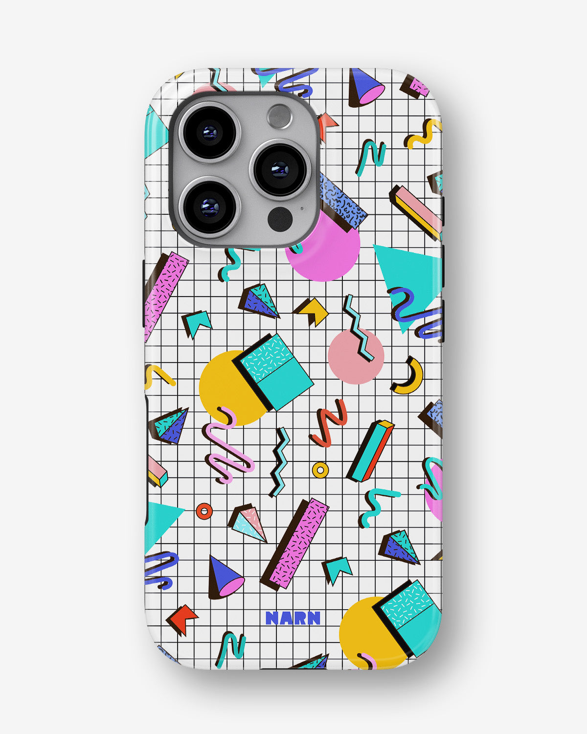 iPhone 16 Pro Tough Case – 80s Memphis - View 1