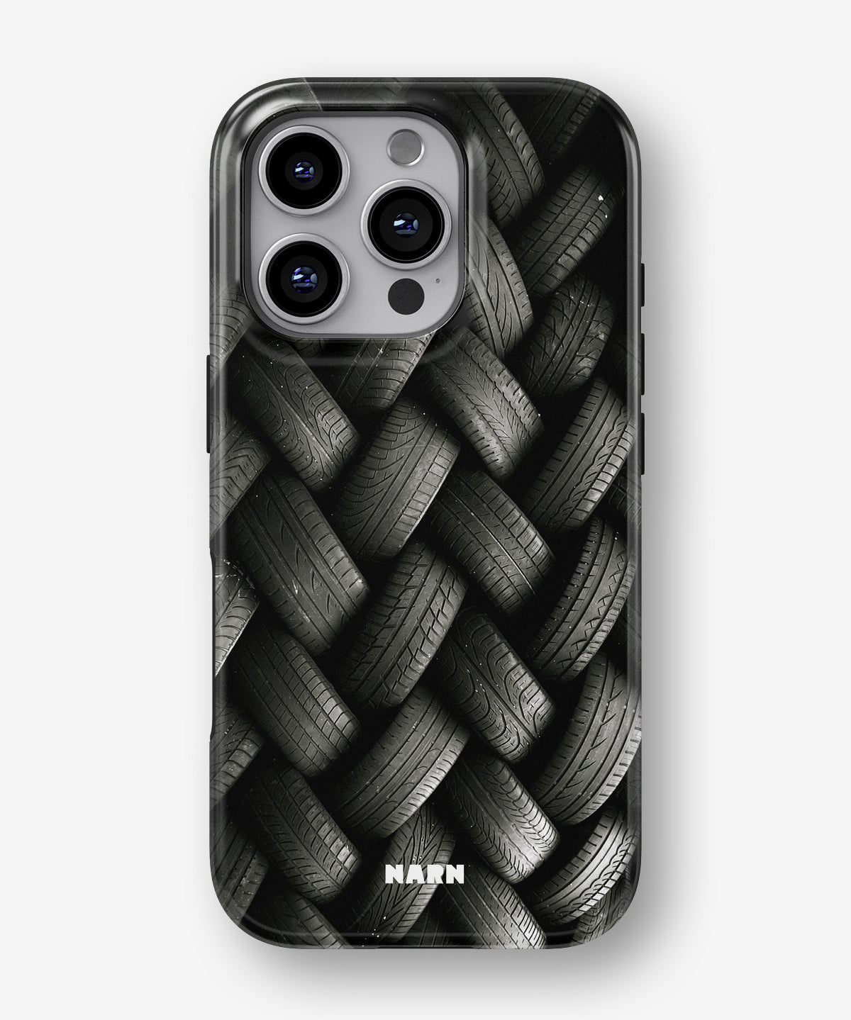 iPhone 16 Pro Tough Case – Tires Wall - View 1