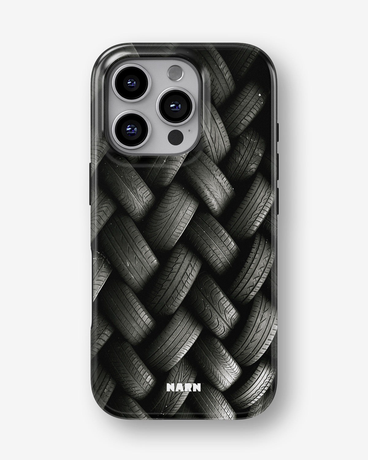 iPhone 16 Pro Tough Case – Tires Wall - View 1