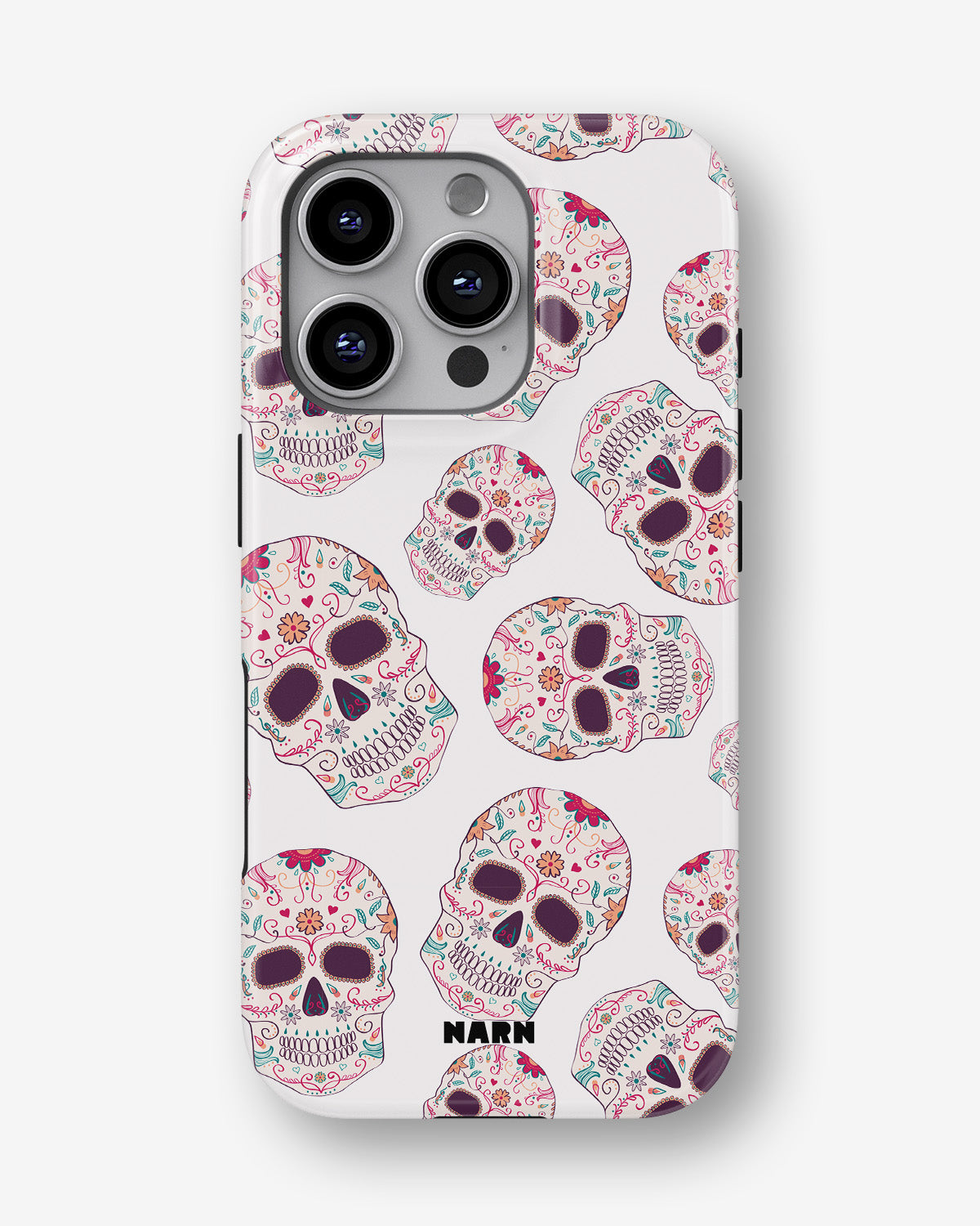iPhone 16 Pro Tough Case – Calavera Skulls - View 1