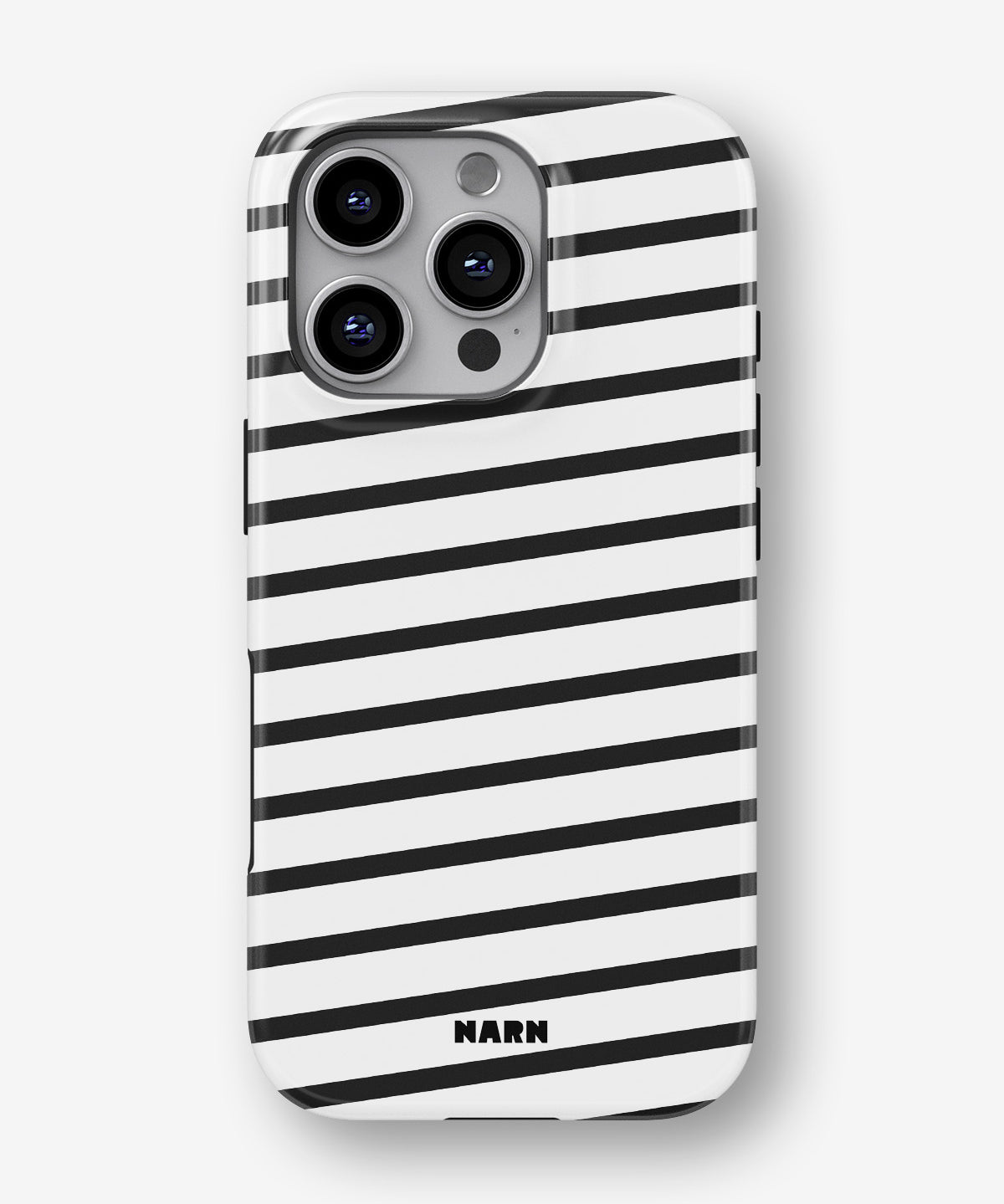 iPhone 16 Pro Tough Case – Black Stripes - View 1