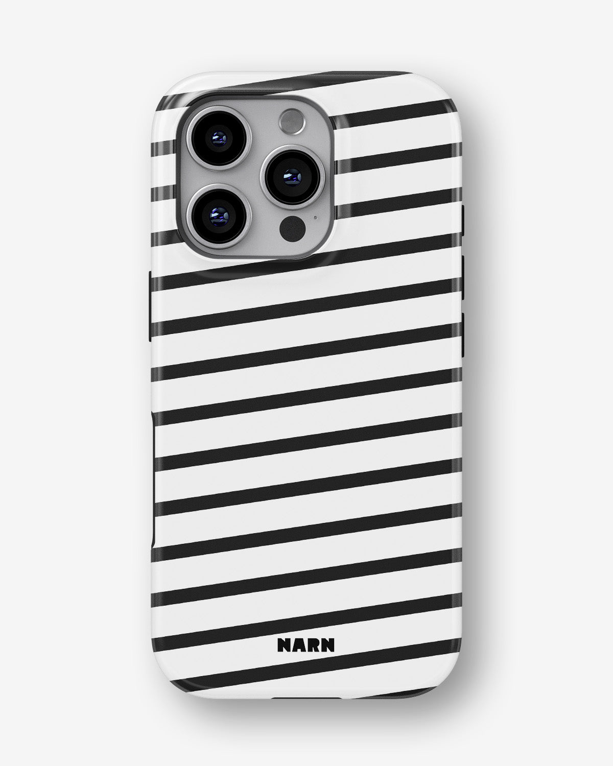 iPhone 16 Pro Tough Case – Black Stripes - View 1