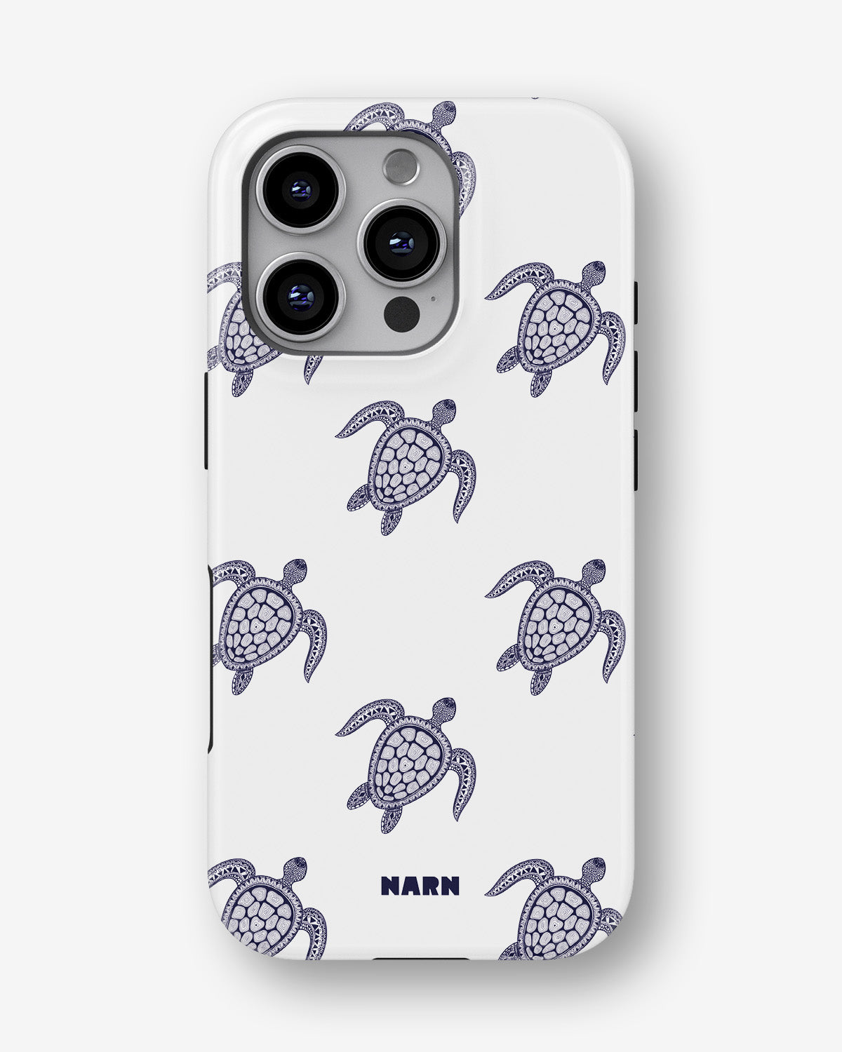 iPhone 16 Pro Tough Case – Blue Turtles - View 1