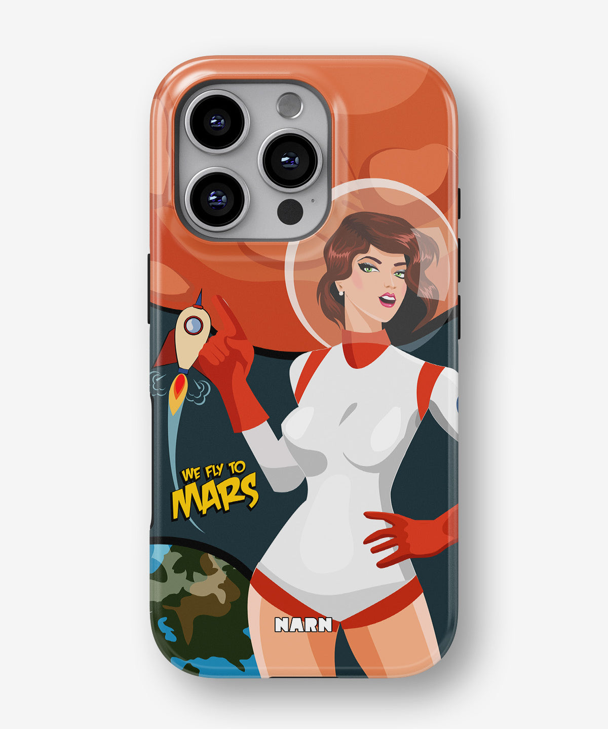 iPhone 16 Pro Tough Case – We Fly To Mars - View 1