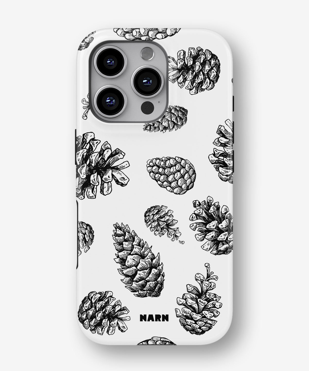 iPhone 16 Pro Tough Case – Pine Cones - View 1