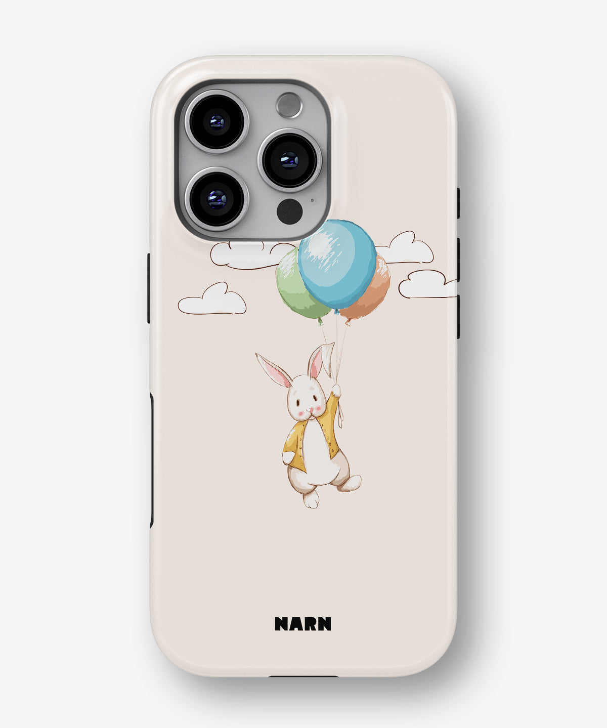 iPhone 16 Pro Tough Case – Flying Rabbit - View 1
