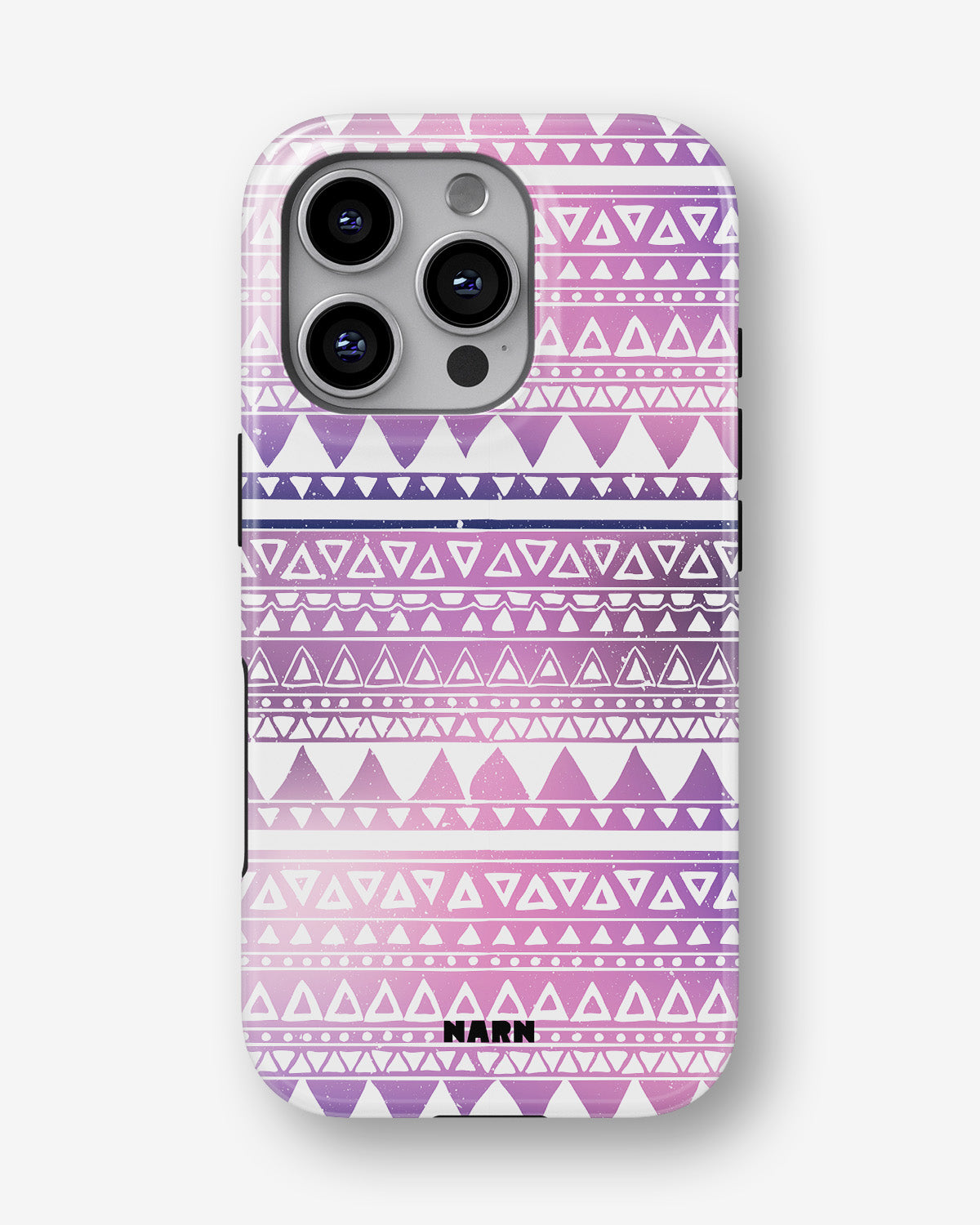 iPhone 16 Pro Tough Case – Purple Aztec - View 1