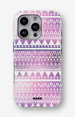 iPhone 16 Pro Tough Case – Purple Aztec - View 1
