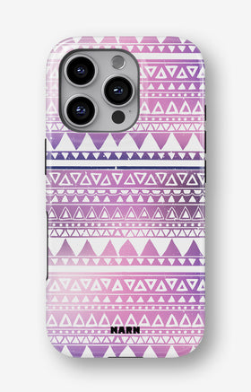 iPhone 16 Pro Tough Case – Purple Aztec - View 1