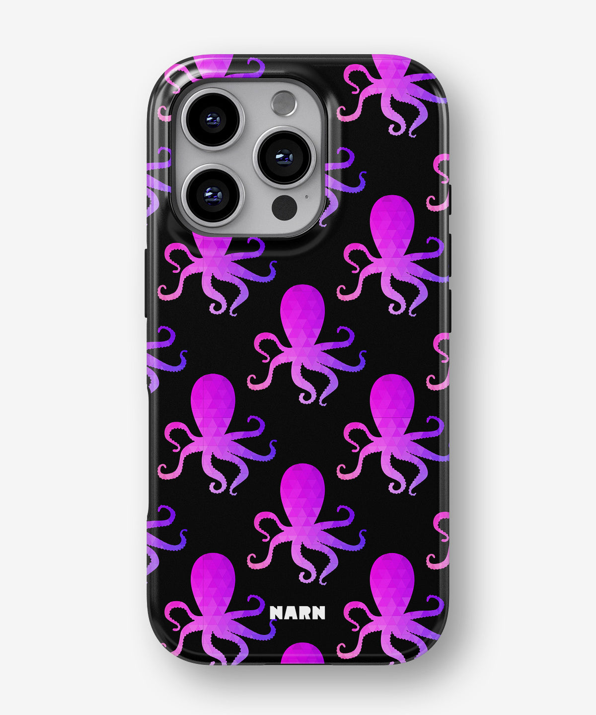 iPhone 16 Pro Tough Case – Octopus Pattern - View 1