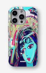 iPhone 16 Pro Tough Case – Abstract Cat - View 1