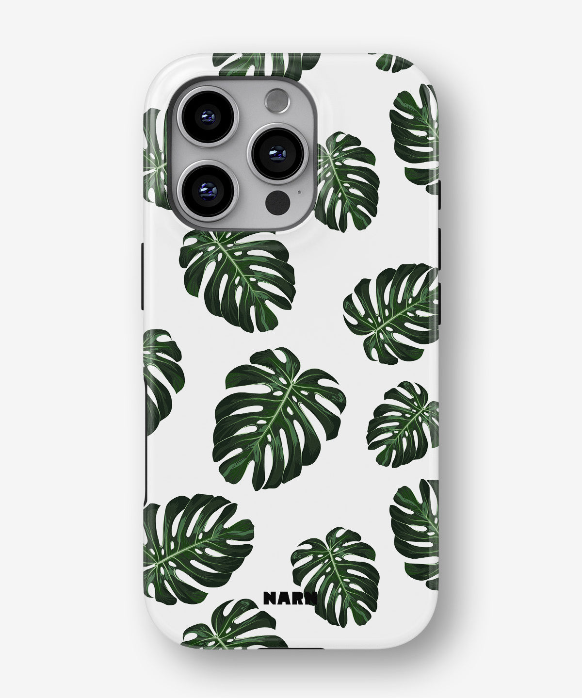 iPhone 16 Pro Tough Case – Monstera Pattern - View 1